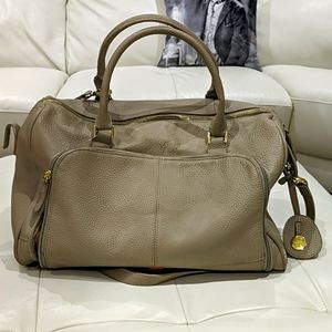 Pacapod Firenze Leather Diaper Bag With Two Pods